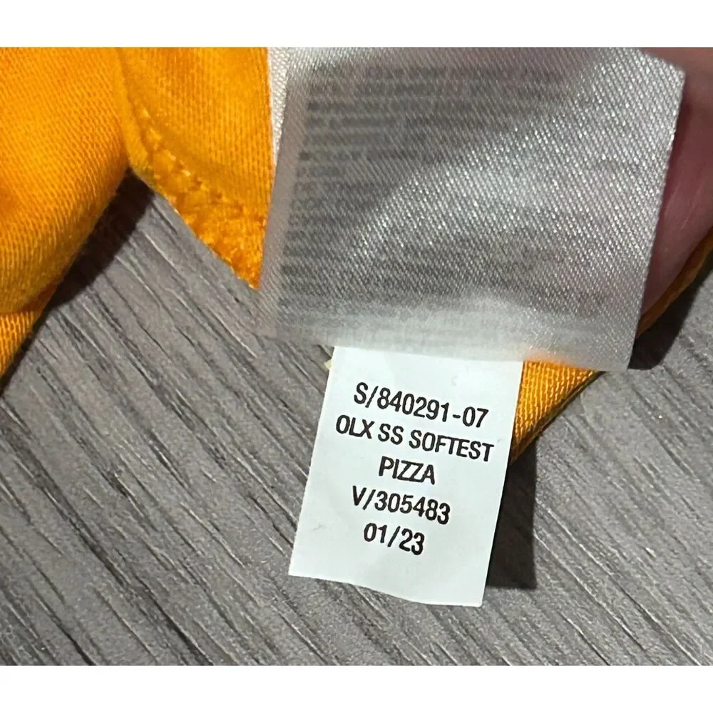 Old Navy Softest Tee Boys XL 14 16 Orange Crew Neck T Shirt NWT